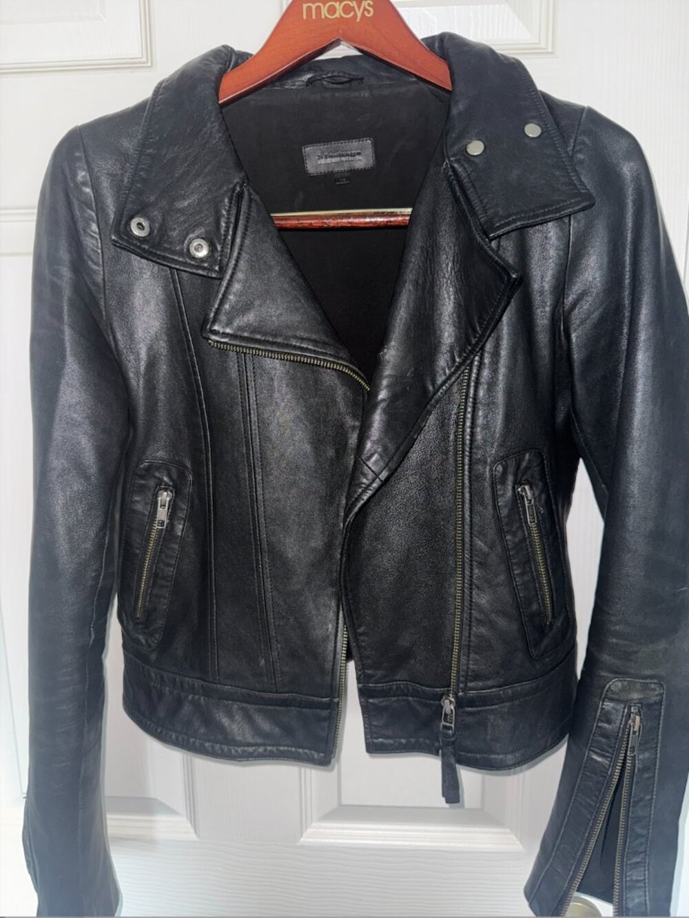 Leather Bomber Jacket by Mackage